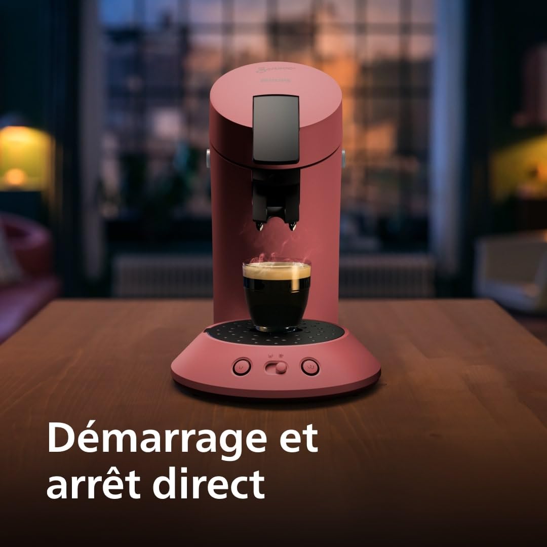 Arveto SENSEO Original Plus Coffee Maker à pods, Rouge tendre, CSA210/35
