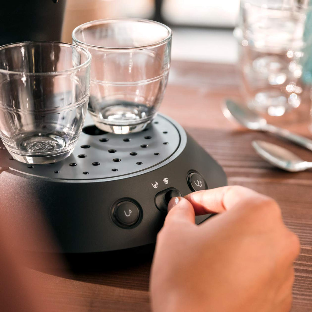Arveto SENSEO Cafetière à dosette Original Plus - machine à café avec fonctions Crema Plus, Noir intense, CSA210/61