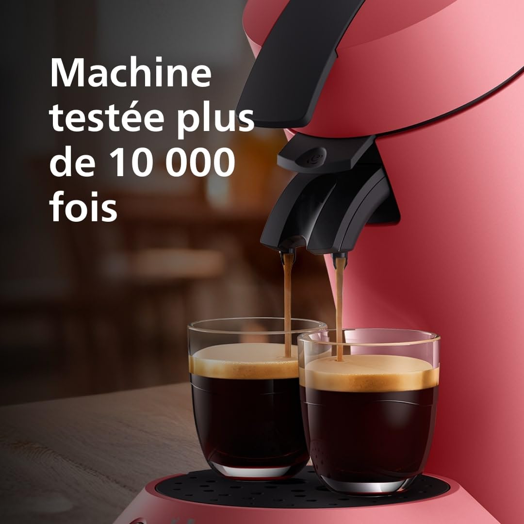 Arveto SENSEO Original Plus Coffee Maker à pods, Rouge tendre, CSA210/35