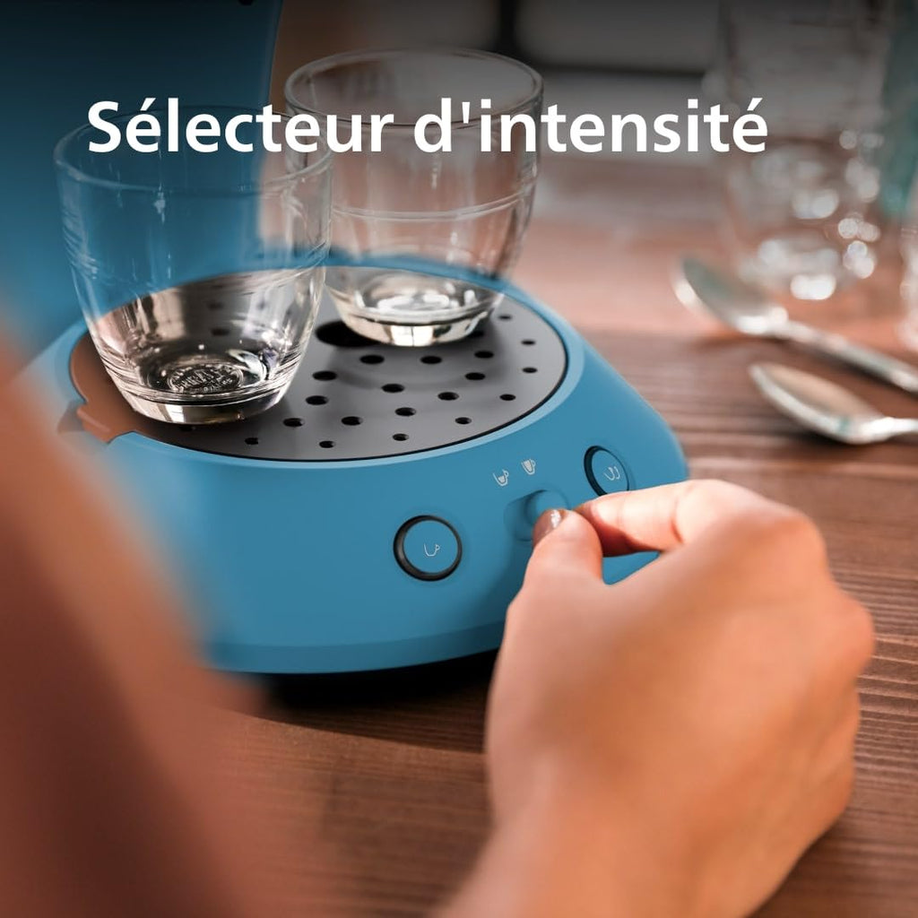 Arveto SENSEO Original Plus Coffee Maker à pods, Bleu Paon CSA210/00