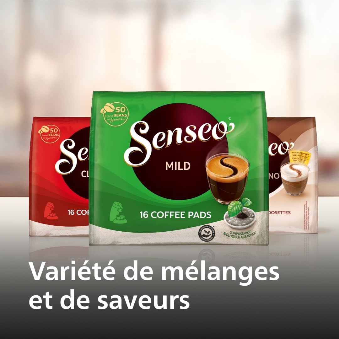 Arveto SENSEO Original Plus Coffee Maker à pods, Bleu Paon CSA210/00