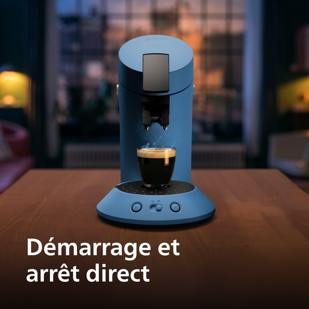 Arveto SENSEO Original Plus Coffee Maker à pods, Bleu Paon CSA210/00