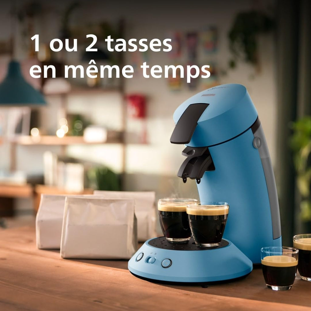Arveto SENSEO Original Plus Coffee Maker à pods, Bleu Paon CSA210/00